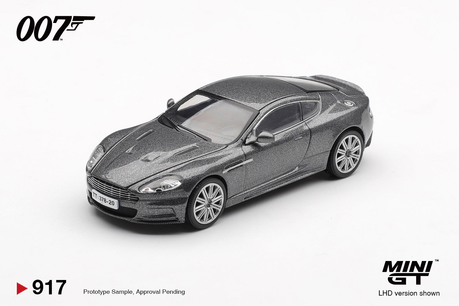 (Pre-Order) Mini GT ASTON MARTIN DBS CASINO ROYALE #917 (BLISTER)