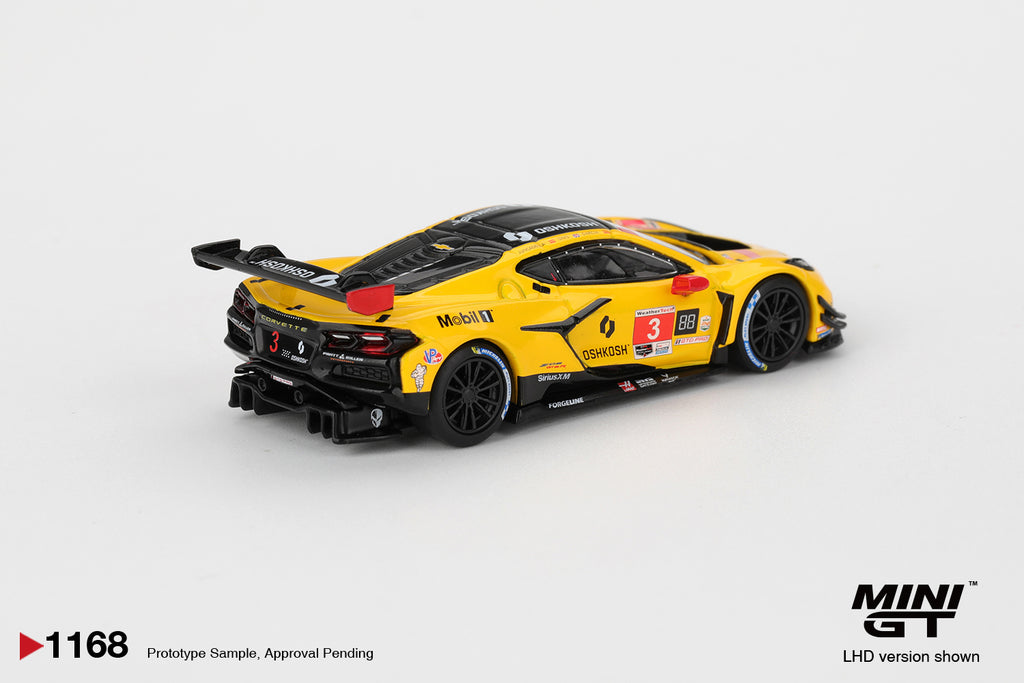 Mini GT Chevrolet Corvette Z06 GT3.R #3 Corvette Racing by Pratt Miller Motorsports 2025 IMSA Daytona 24 Hrs #1168 (BOX)