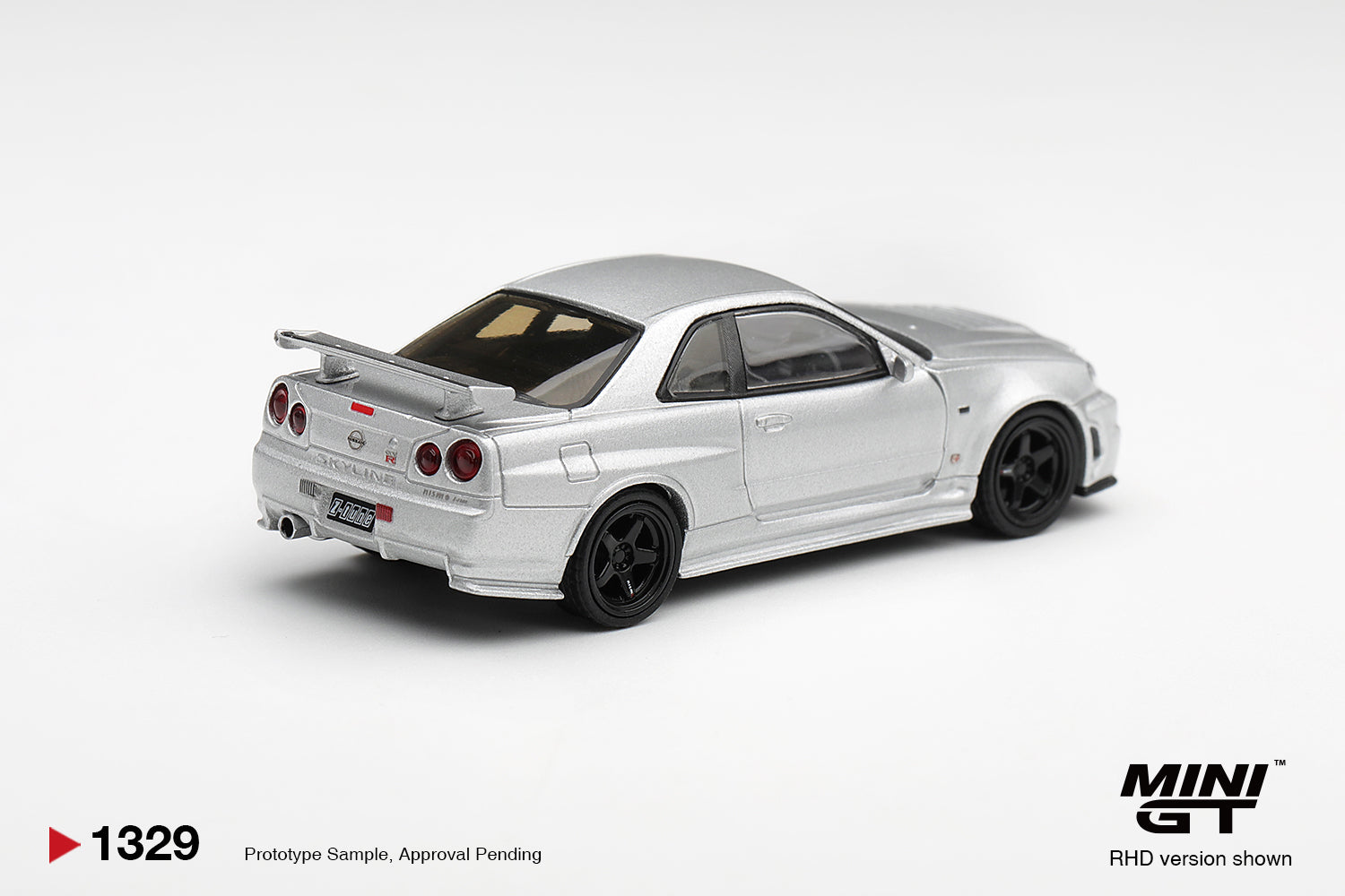 (Pre-Order) Mini GT NISSAN NISMO R34GT-R Z-TUNE Z-TUNE SILVER #1329 (BOX)