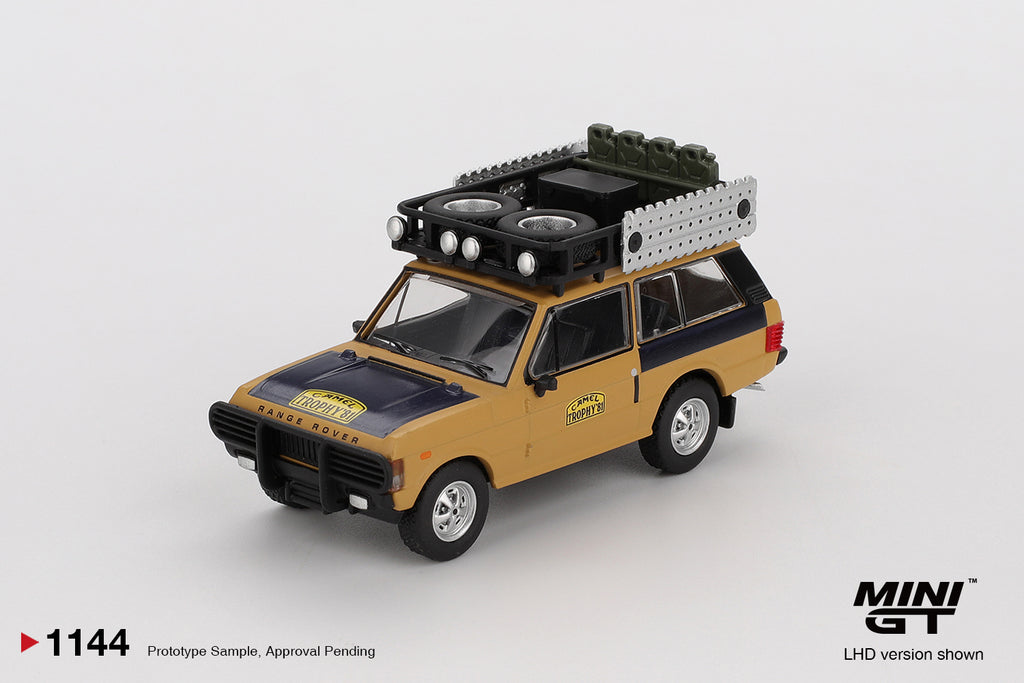 Mini GT Range Rover 1981 Camel Trophy Sumatra C.Swoboda & K.Mentel Winner #1144