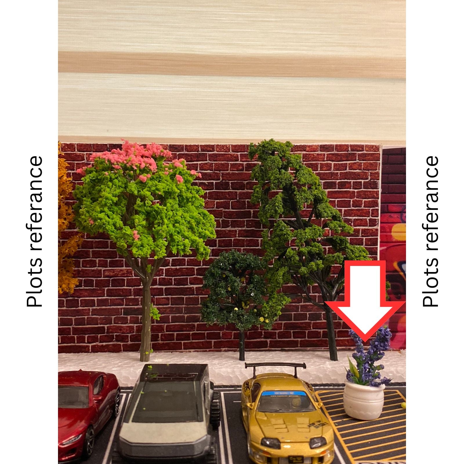 Miniature Fruit Pot 2 Pcs (chery red)