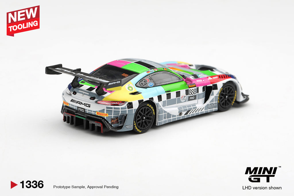 (Pre-Order) Mini GT Mercedes-AMG GT3 #888 Mercedes-AMG Team GMR Meguiar's Bathurst 12 Hour 2025 #1336 (BOX)