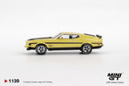 Mini GT Ford Mustang Mach1 Grabber Yellow #1139