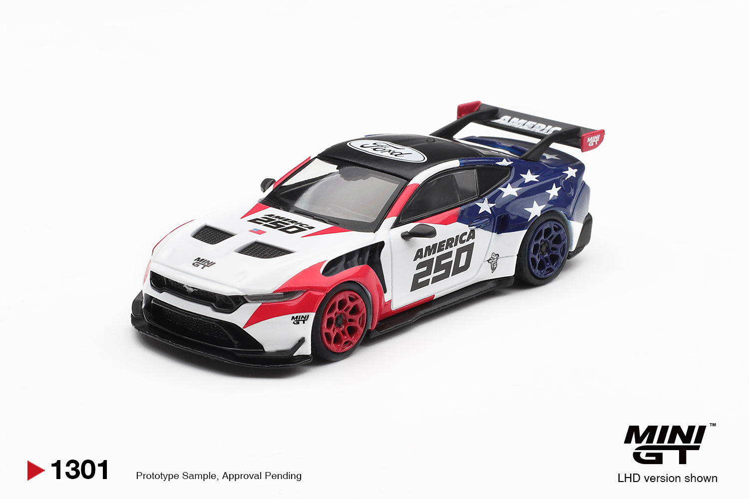 Mini GT Ford Mustang GTD America 250 USA Exclusive #1301
