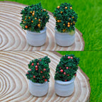 Miniature Fruit Pot 2 Pcs (chery red)