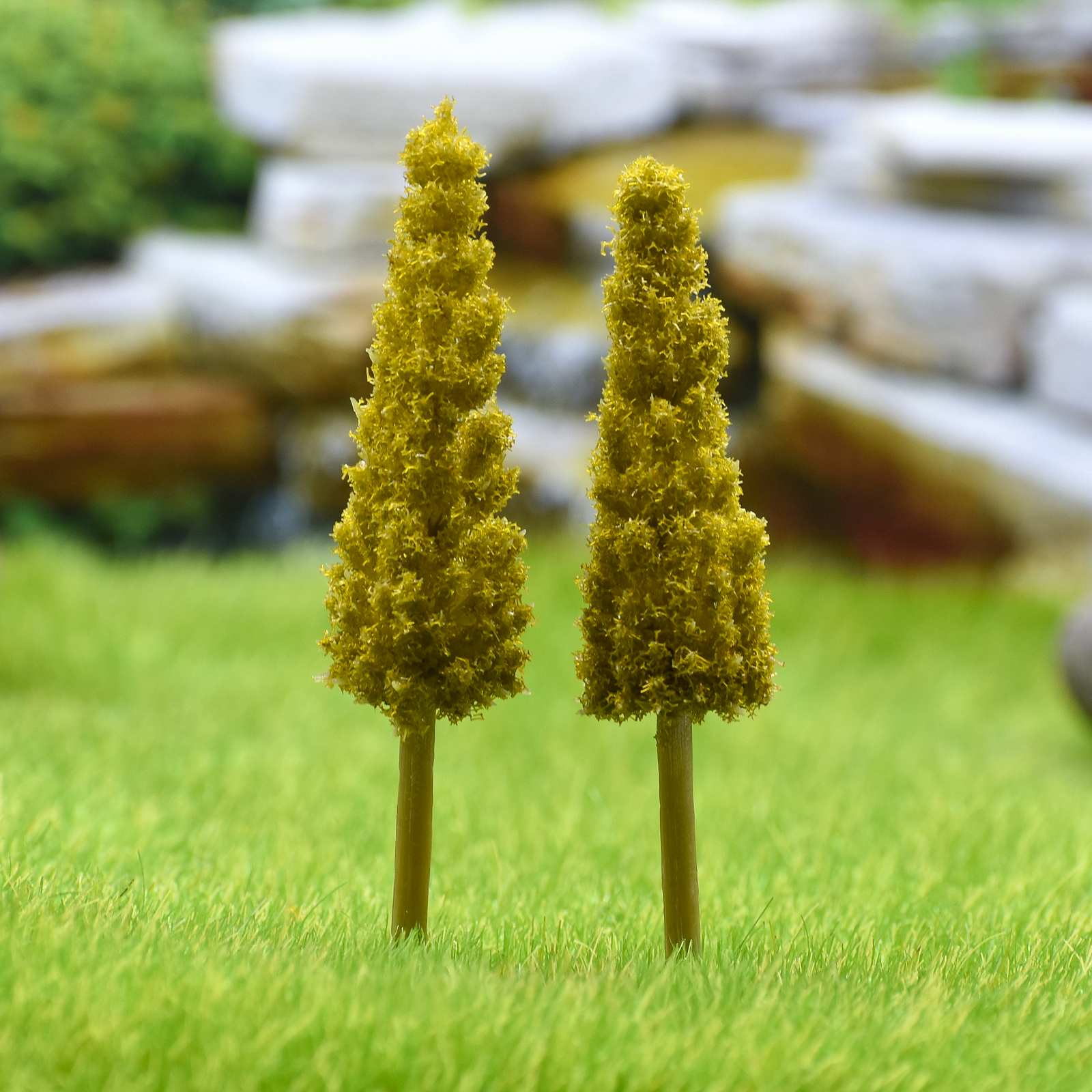 Miniature Sand Colour Tree 2 PCS