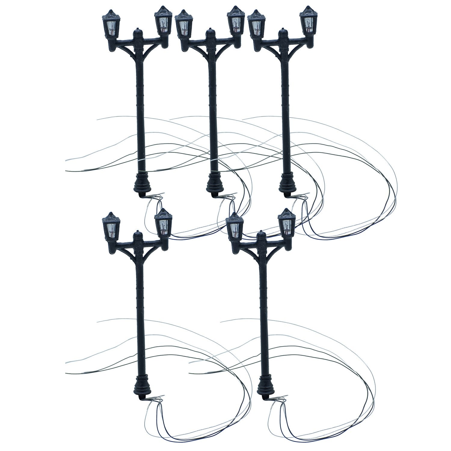Miniature Model Street Lamp Light 5 pcs