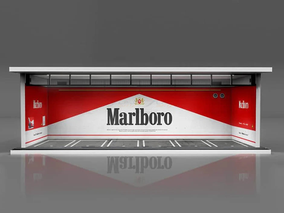 Moreart Marlboro Parking Diorama 1:64 scale model diorama with lights - Last Piece