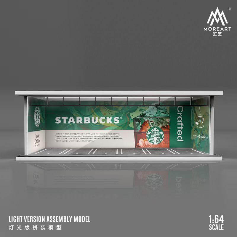 Moreart Starbucks 1:64 scale model diorama with lights - Last piece