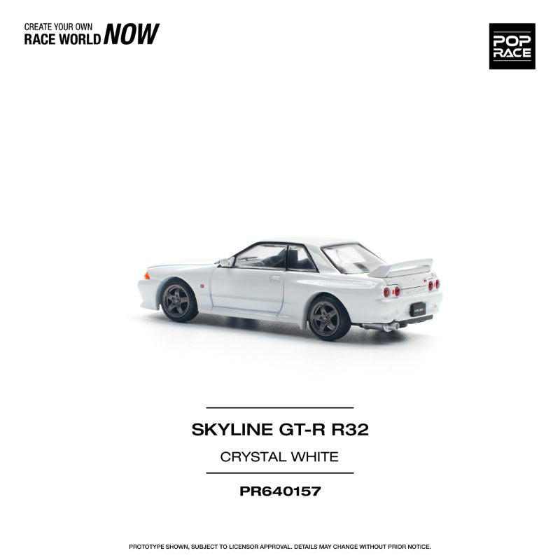 Pop Race Skyline GT-R R32 Crystal White - Last piece