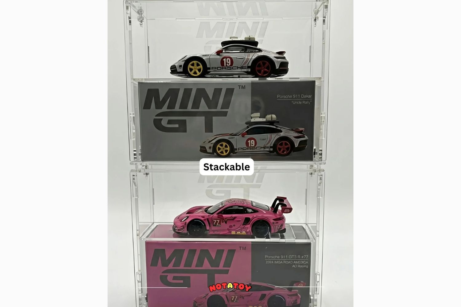 Notatoy Acrylic Display case for Mini GT (cars not included)