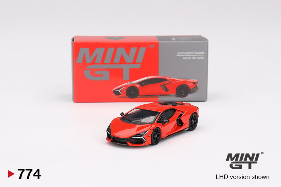 Mini GT Lamborghini Revuelto Arancio Dac Lucido #774 - Last Piece