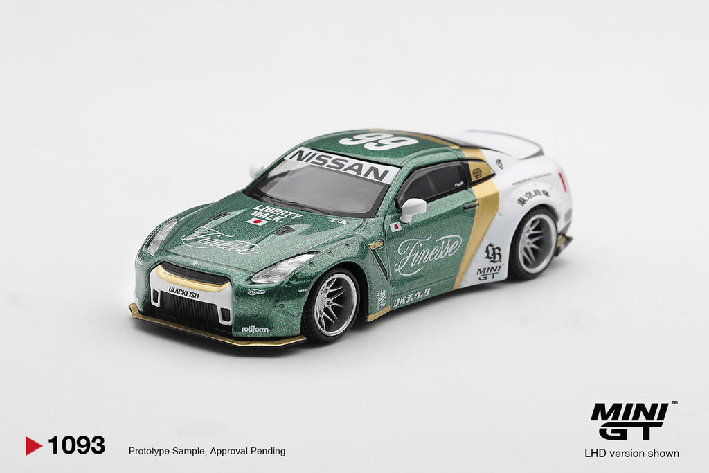 Mini GT NISSAN GT-R (R35) LB*WORKS TYPE 1 CUSTOM DUCKTAIL AUTO FINESSE #1093 - Pre-Order