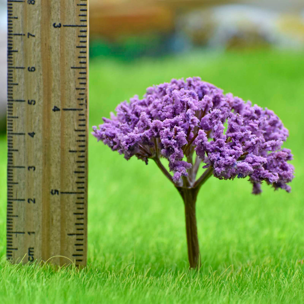 Artificial Miniature Cherry Blossom Purple Tree 1pc