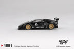 Mini GT Lamborghini Countach LB-WORKS Black #1081
