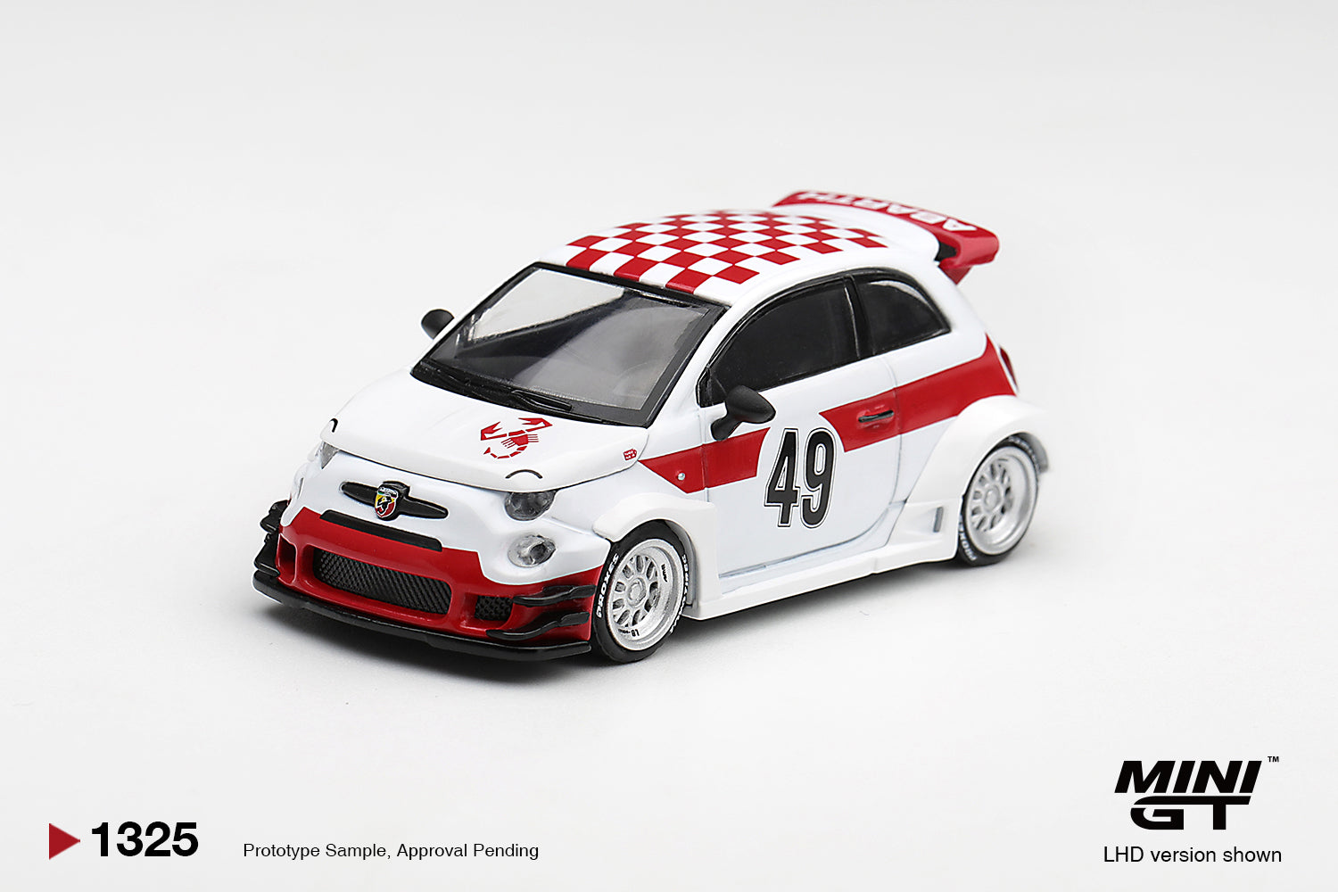 (Pre-Order) Mini GT ABARTH 595 LB-WORKS X ABAS WORKS 1000 TC TRIBUTE #1325 (BOX)