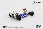 Mini GT Toleman TG184 #19 Ayrton Senna 1984 Monaco Grand Prix 2nd Place #1118 (BOX)