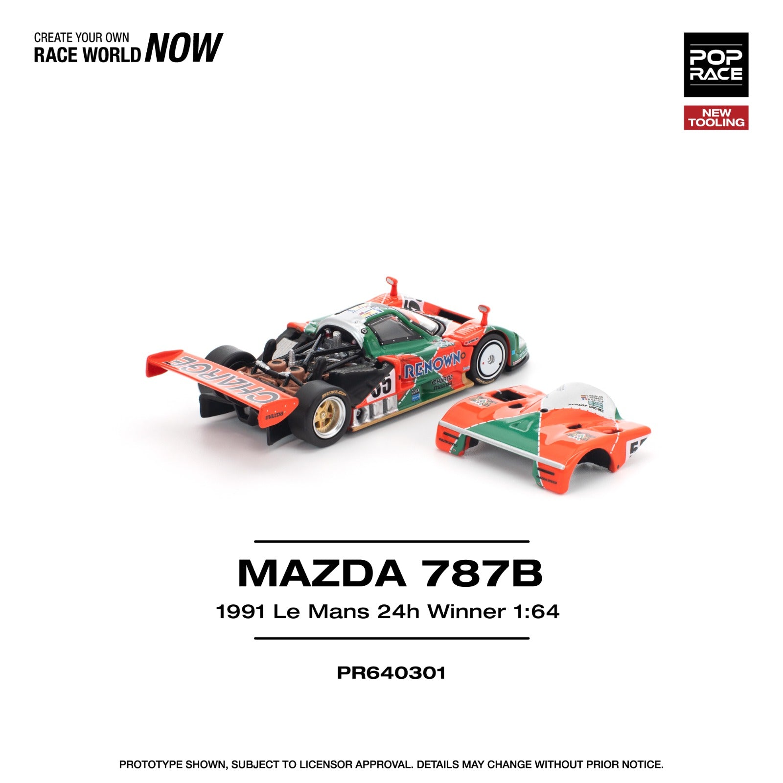 Pop Race MAZDA 787B 1991 LE MANS 24H WINNER #PR640301