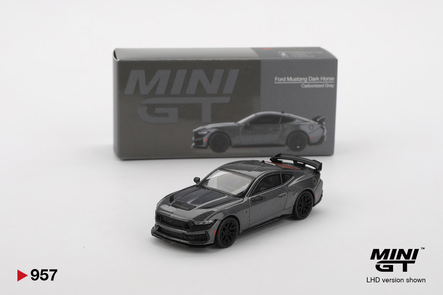 Mini GT Ford Mustang Dark Horse 2024 Carbonized Gray #957