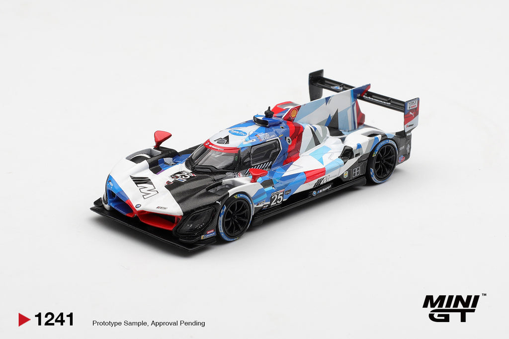 (Pre-Order) Mini GT BMW M HYBRID V8 GTP 25 BMW M TEAM RLL 2024 IMSA DAYTONA 24 HRS #1241 (BOX)