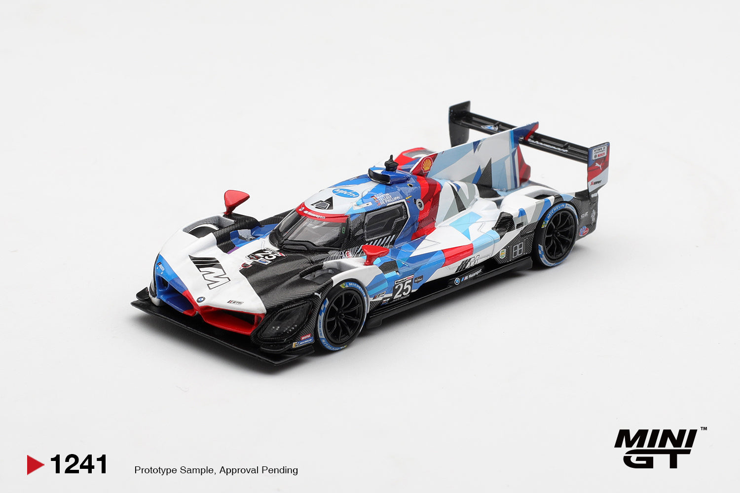 (Pre-Order) Mini GT BMW M HYBRID V8 GTP 25 BMW M TEAM RLL 2024 IMSA DAYTONA 24 HRS #1241 (BOX)