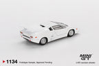 Mini GT Lamborghini Countach 25th Anniversary White #1134