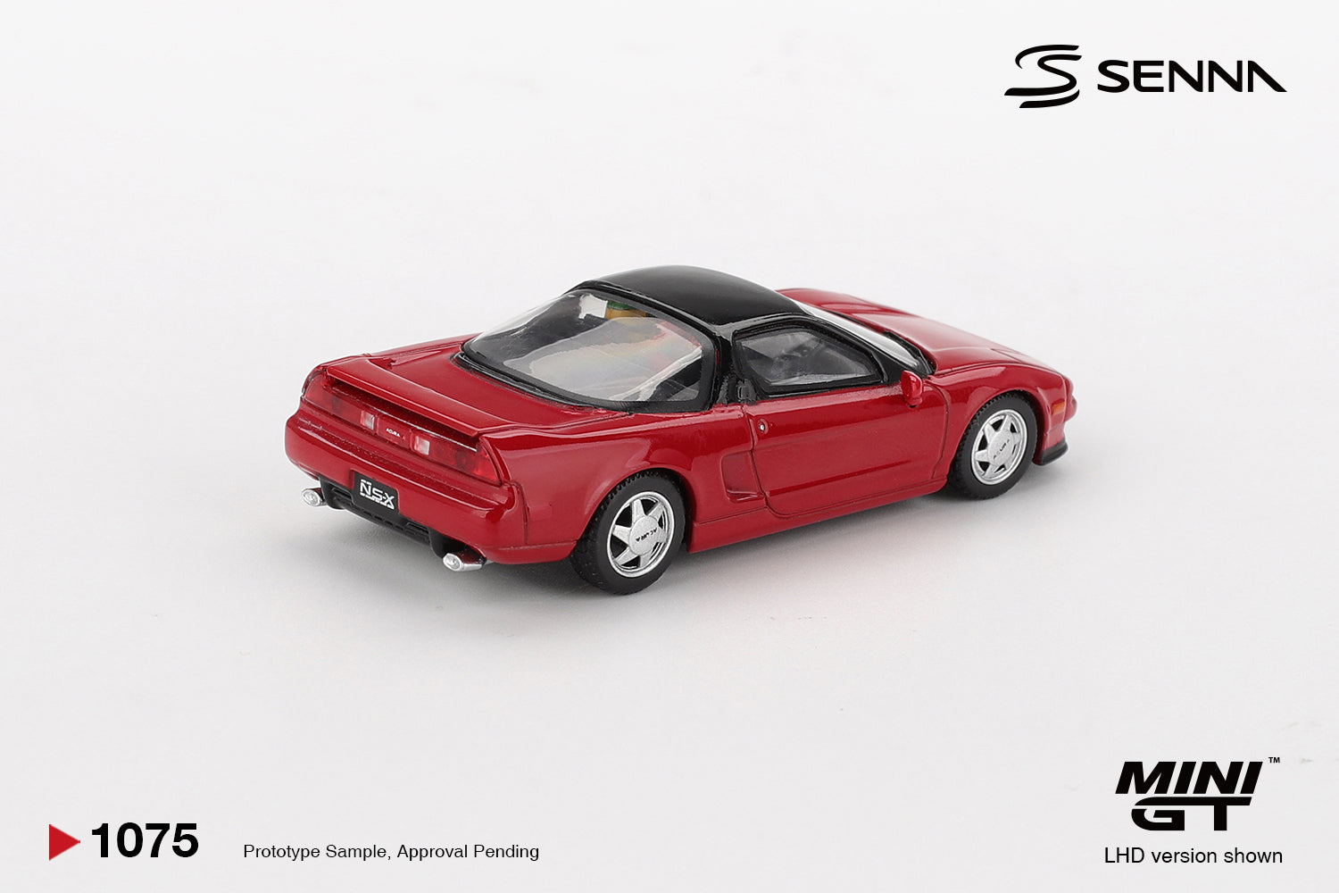 Mini GT Honda NS-X Prototype Midship Sports 1989 Ayrton Senna w/ Figure #1075 (BOX)