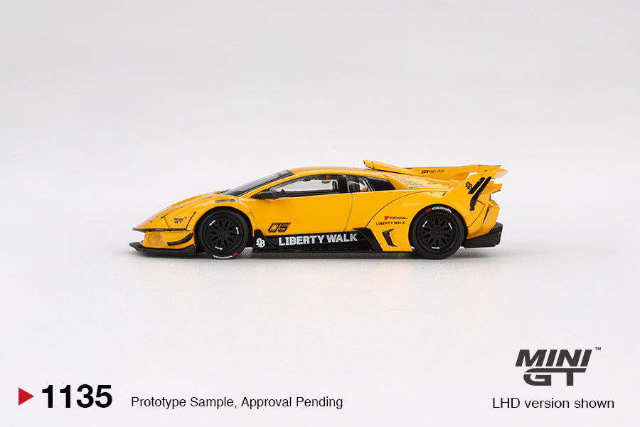 Mini GT Lamborghini LB-Silhouette WORKS MURCIELAGO GT Evo Yellow #1135
