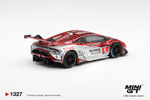 (Pre-Order) Mini GT Lamborghini Huracan GT3 EVO2 #9 Pfaff Motorsports 2025 IMSA WeatherTech GTD Pro #1327 (BOX)