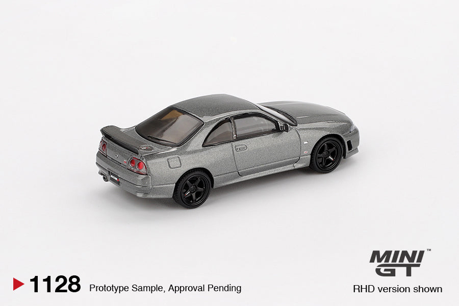Mini GT NISSAN Skyline GT-R Dark Metal Gray (NISMO BCNR33 CRS Version) #1128 (BOX)