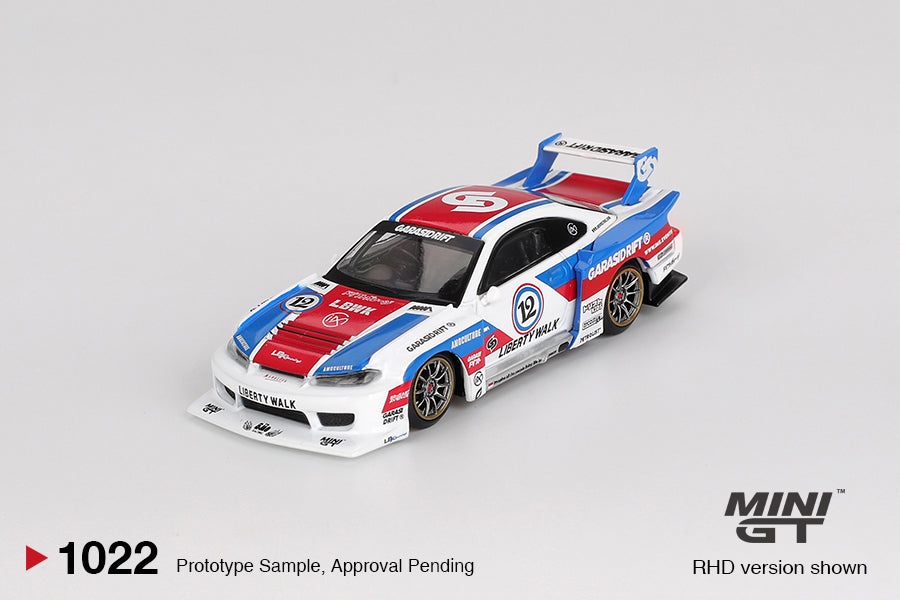 Mini GT Nissan LB-Super Silhouette S15 SILVIA GARASIDRIFT x LBWK 2025 #1022