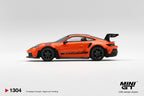 (Pre-Order) Mini GT PORSCHE 911 992 GT3 RS WEISSACH PACKAGE GULF ORANGE #1304 (BOX)