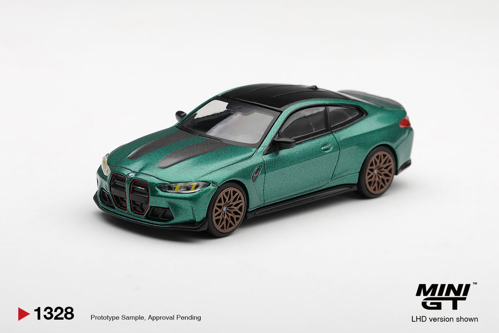 (Pre-Order) Mini GT BMW M4 CS FROZEN ISLE OF MAN GREEN METALLIC #1328 (BOX)