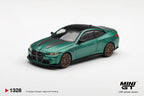 (Pre-Order) Mini GT BMW M4 CS FROZEN ISLE OF MAN GREEN METALLIC #1328 (BOX)