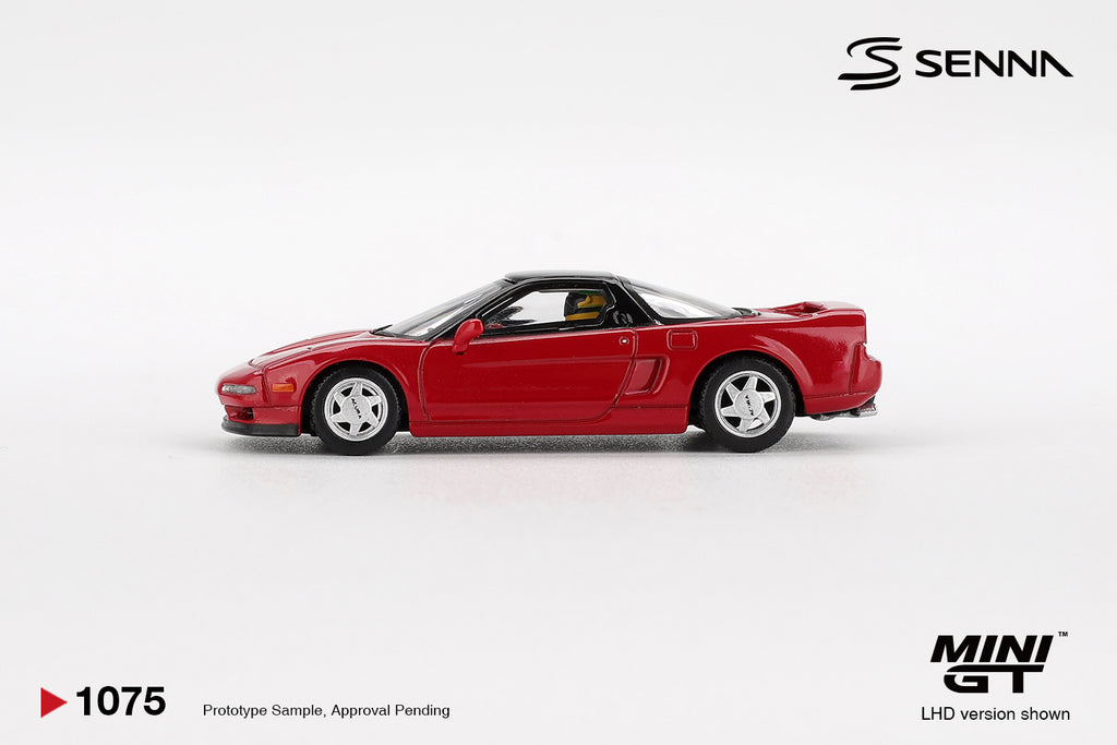 Mini GT Honda NS-X Prototype Midship Sports 1989 Ayrton Senna w/ Figure #1075 (BOX)