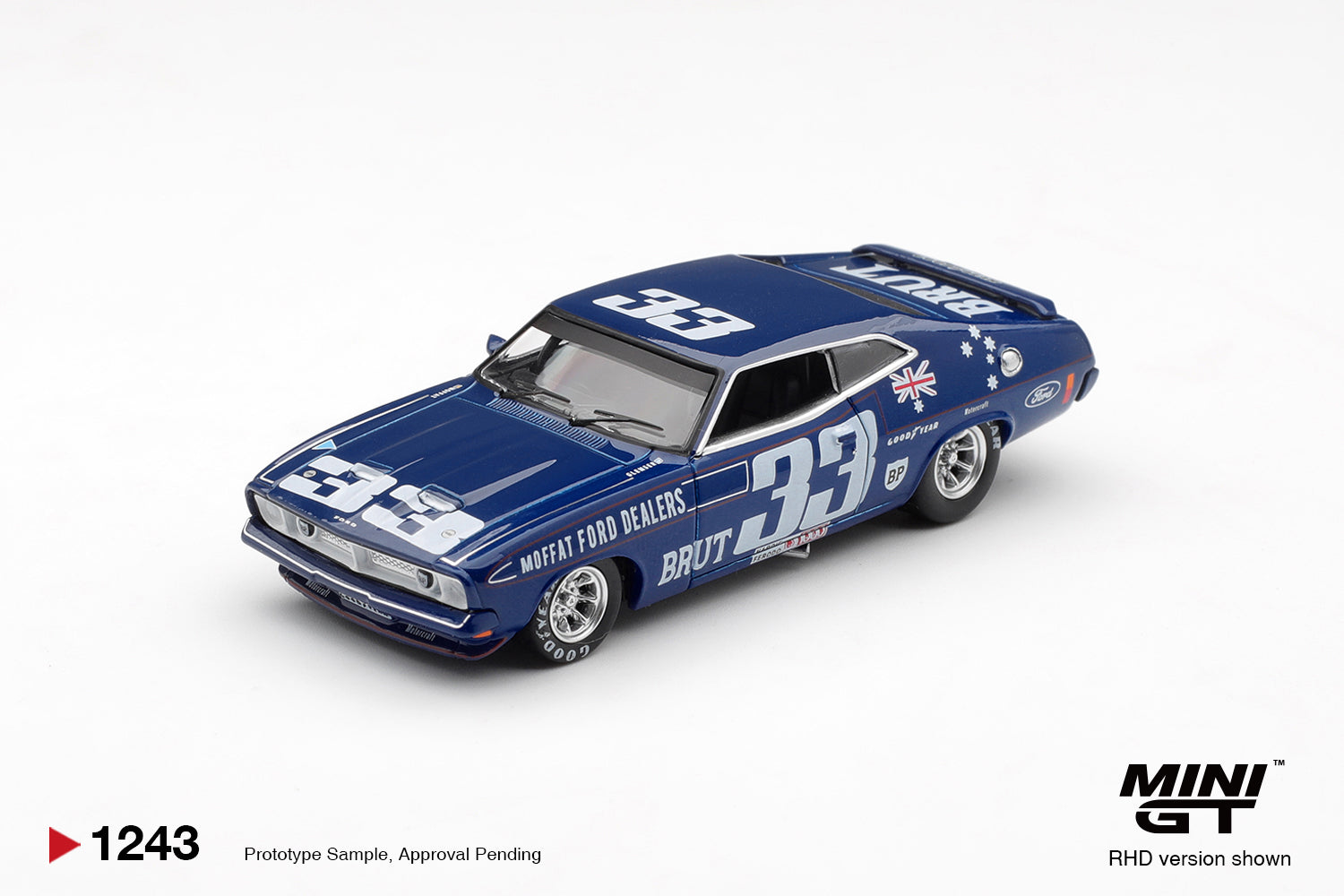 (Pre-Order) Mini GT FORD XB FALCON GT 33 1974 BATHURST 1000  AUSTRALIA EXCLUSIVE #1243