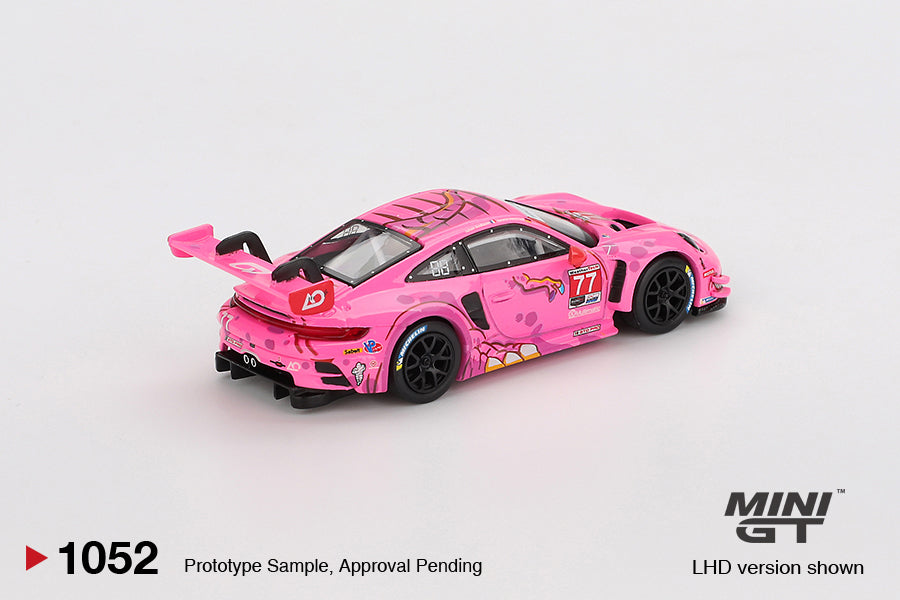 Mini GT Porsche 911 GT3 R #77 AO Racing 2024 IMSA Road America Roxy #1052