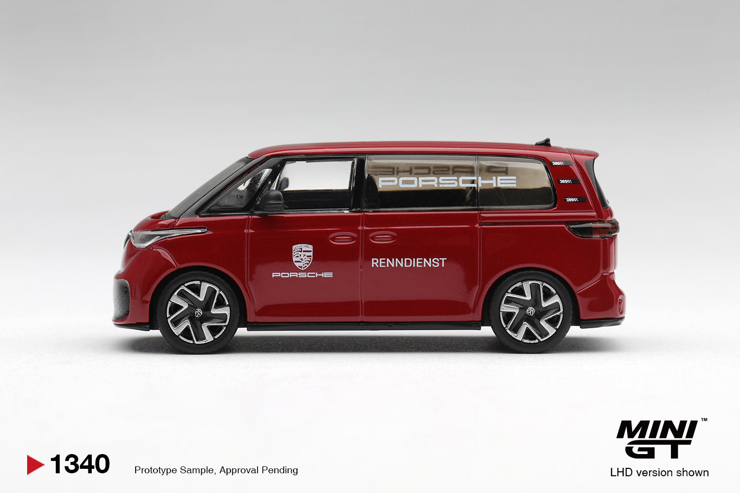 (Pre-Order) Mini GT VOLKSWAGEN IDBUZZ PORSCHE RENNDIENST #1340 (BOX)