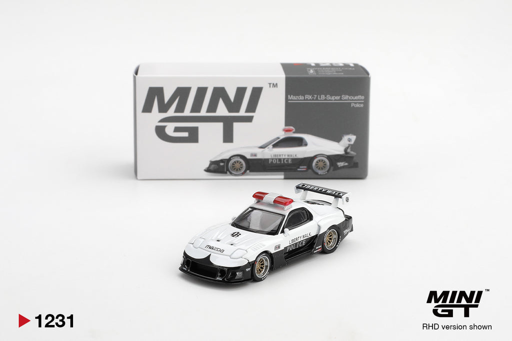 Mini GT MAZDA RX-7 LB-SUPER SILHOUETTE POLICE #1231 (BOX)