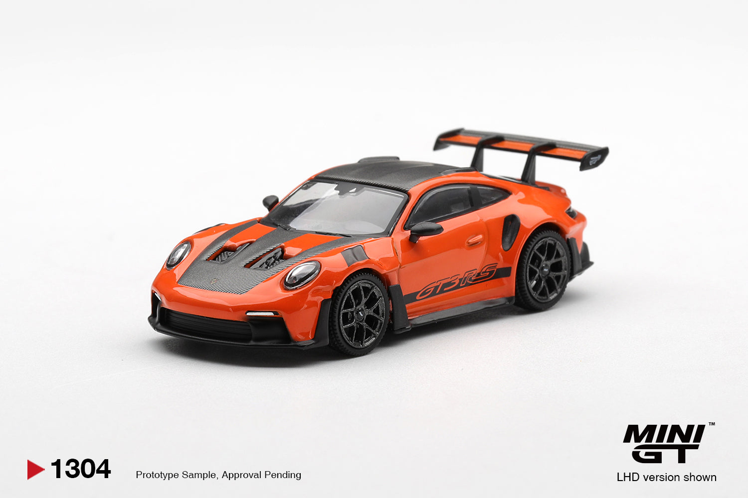 (Pre-Order) Mini GT PORSCHE 911 992 GT3 RS WEISSACH PACKAGE GULF ORANGE #1304 (BOX)
