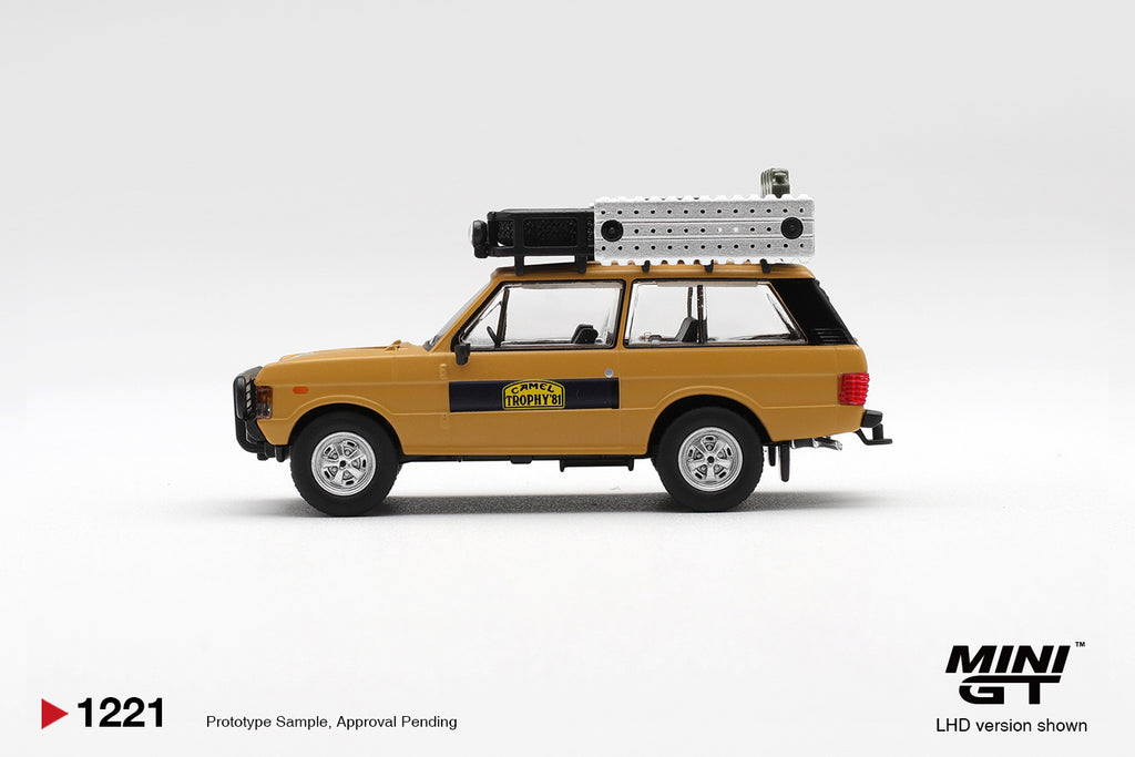 Mini GT Range Rover 1981 Camel Trophy Sumatra K.Stoppa & A.Valldorf #1221