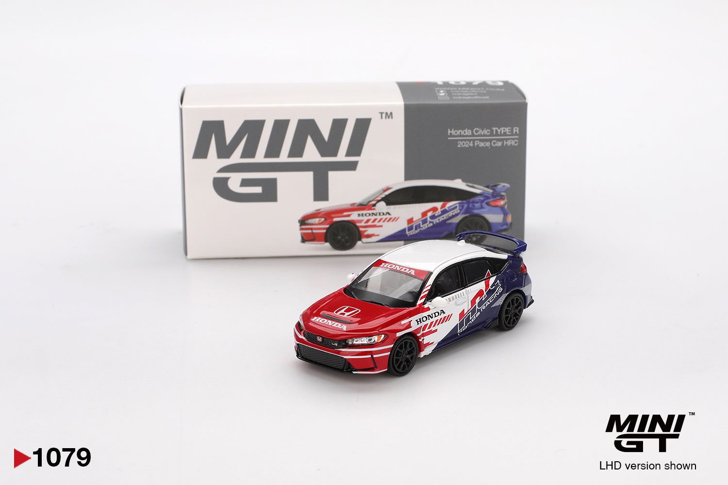Mini GT Honda Civic TYPE R 2024 Pace Car HRC #1079