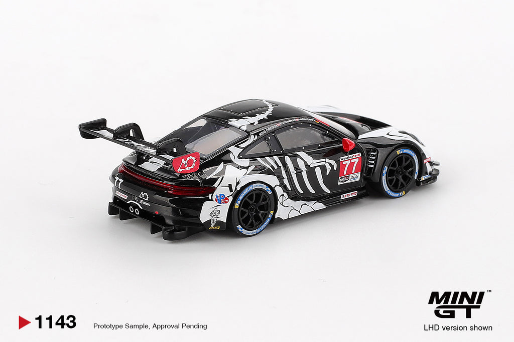 Mini GT Porsche 911 GT3 R #77 AO Racing 2025 IMSA Petit Le Mans #1143 (BOX)