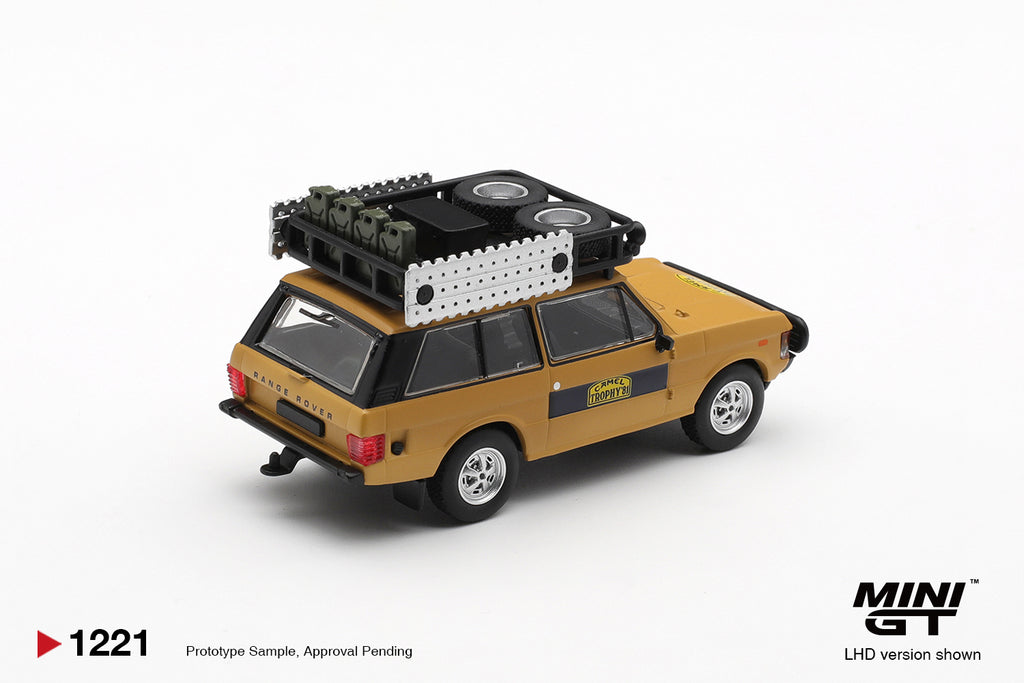 Mini GT Range Rover 1981 Camel Trophy Sumatra K.Stoppa & A.Valldorf #1221
