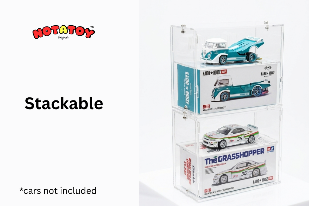 NOTATOY Acrylic Display case for Kaido house (cars not included)