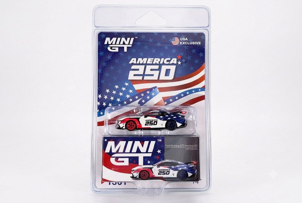 Mini GT Ford Mustang GTD America 250 USA Exclusive #1301