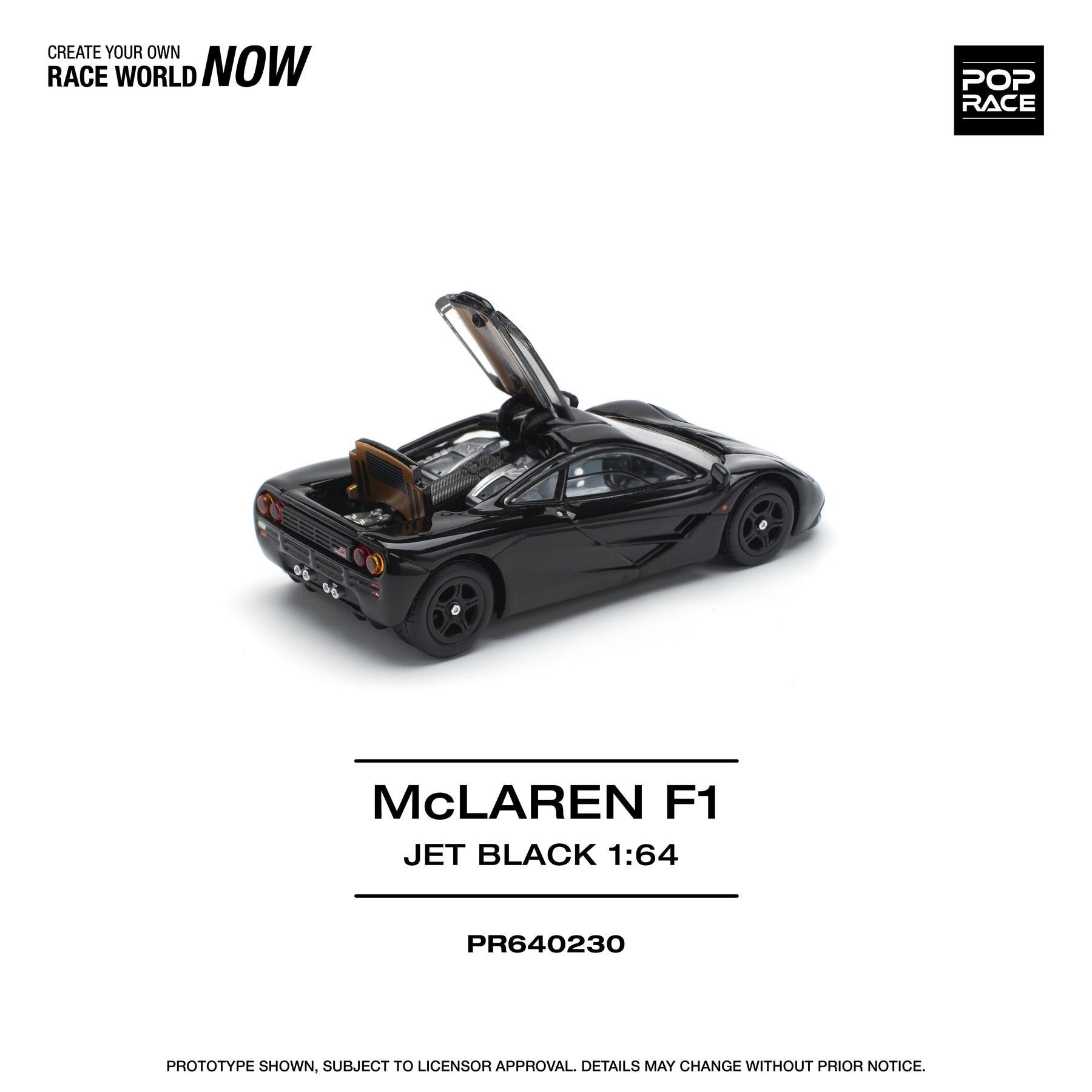 Pop Race McLaren F1 Jet Black #PR640230