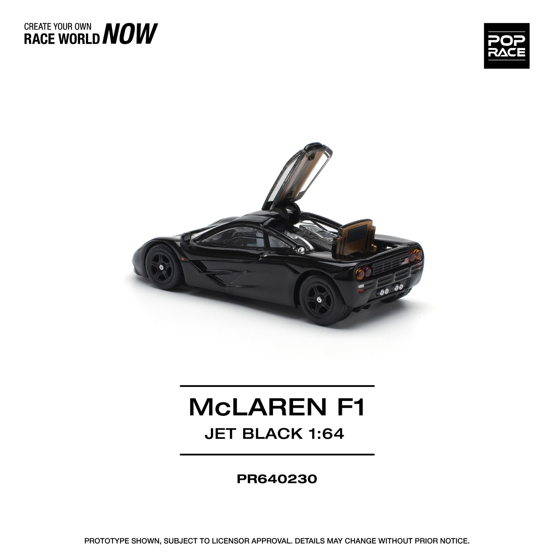 Pop Race McLaren F1 Jet Black #PR640230
