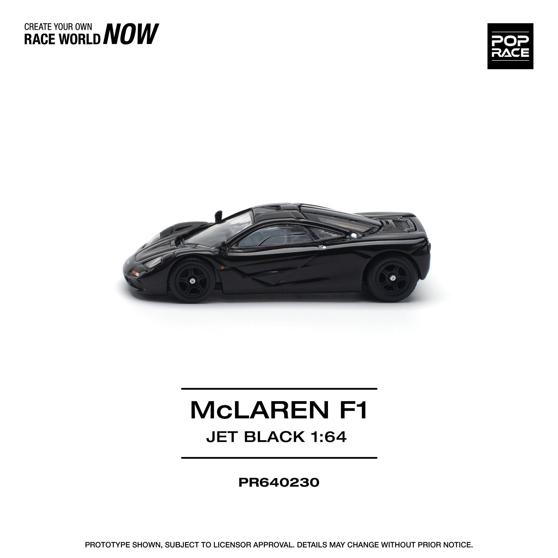 Pop Race McLaren F1 Jet Black #PR640230