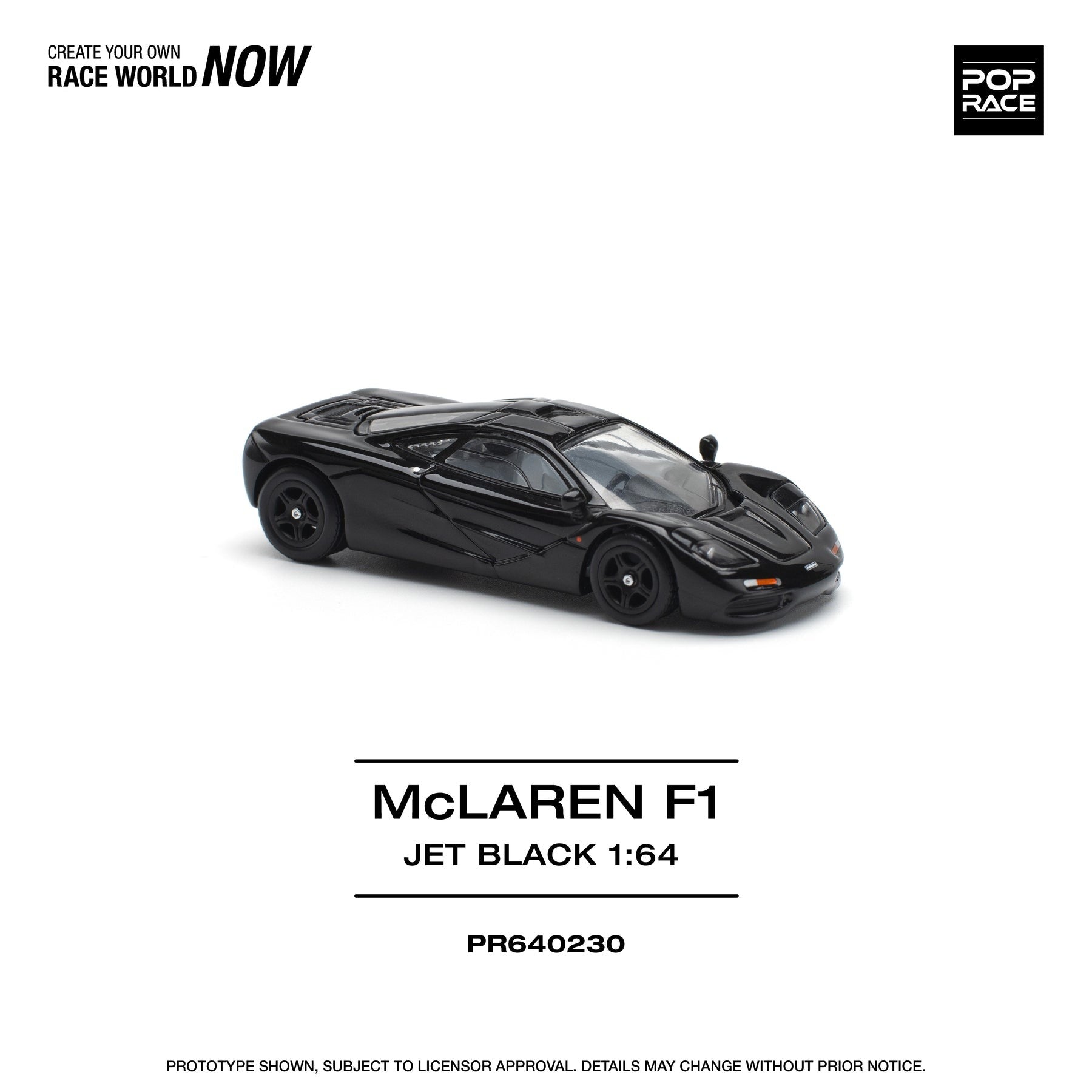 Pop Race McLaren F1 Jet Black #PR640230